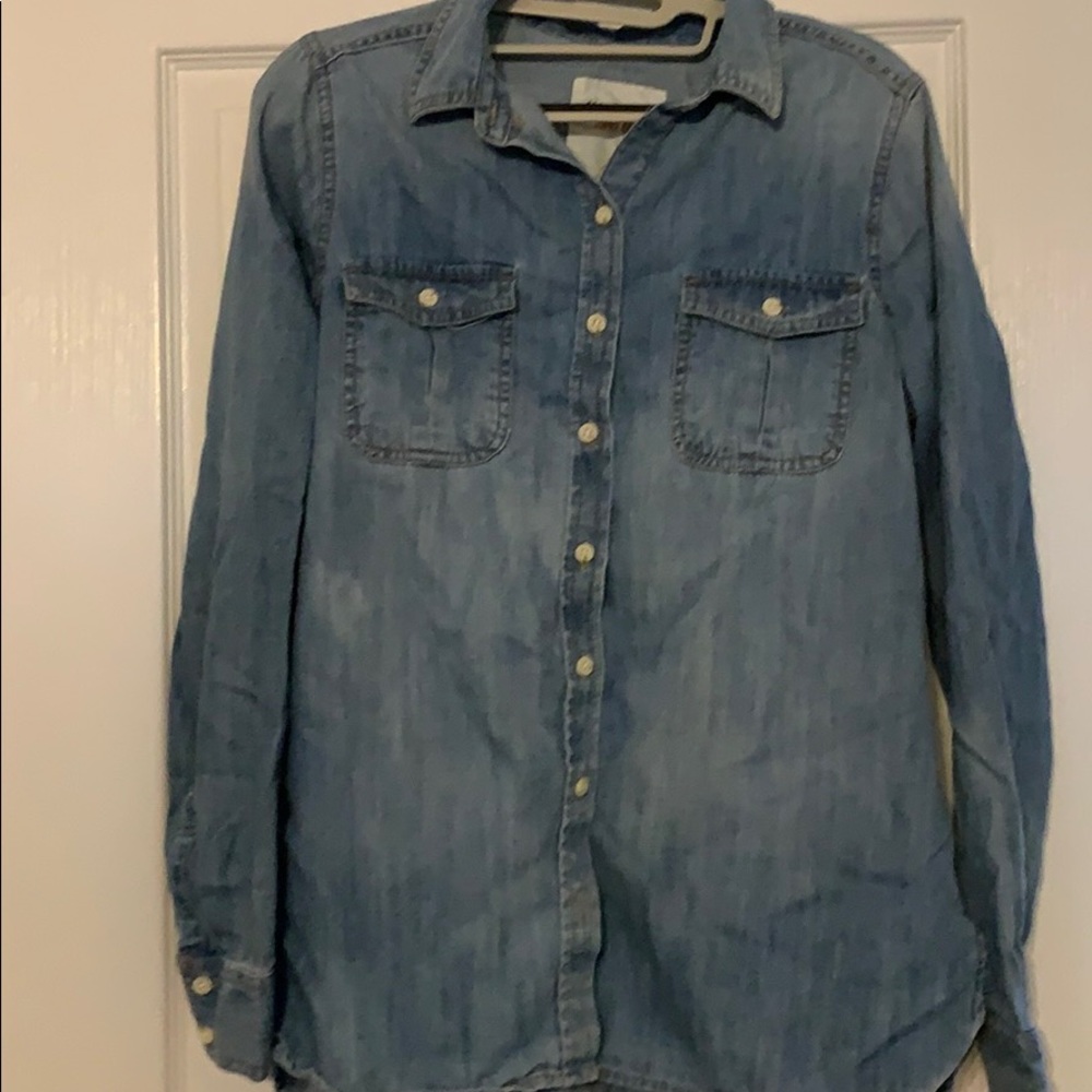 Chambray style shirt size large